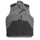 Gilet Craft Worker-gris convoy-noir