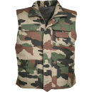 Gilet Déperlant multipoches Camouflage