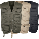 3 Gilets multipoches reporter